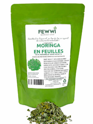 Moringa Oleifera en feuilles - Superaliment 100% naturel- Fewwi
